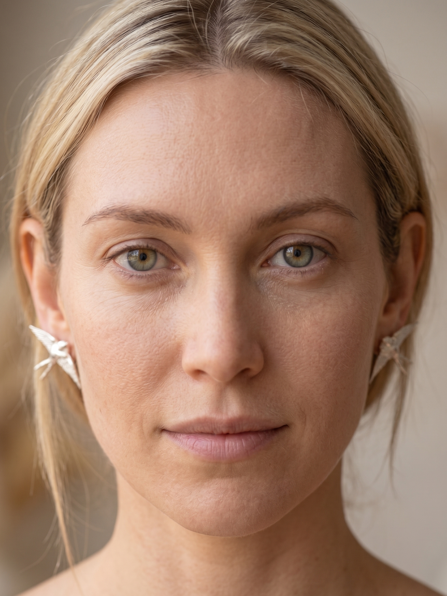 Swallow Stud Earrings in Sterling Silver · Fine Jewellery · Nounou Studio