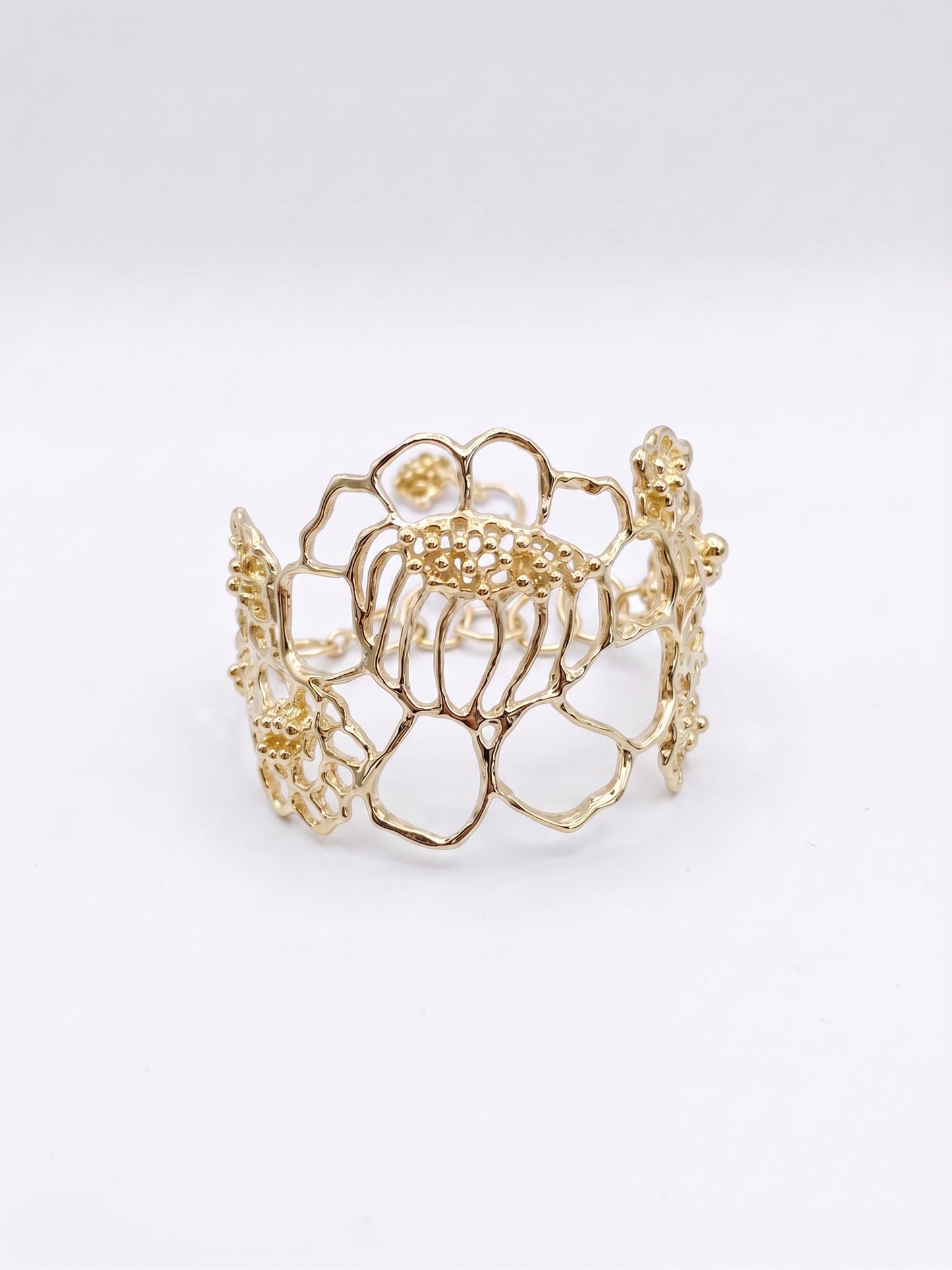 LACE Peony Cuff Bracelet · Fine Jewellery · Nounou Studio