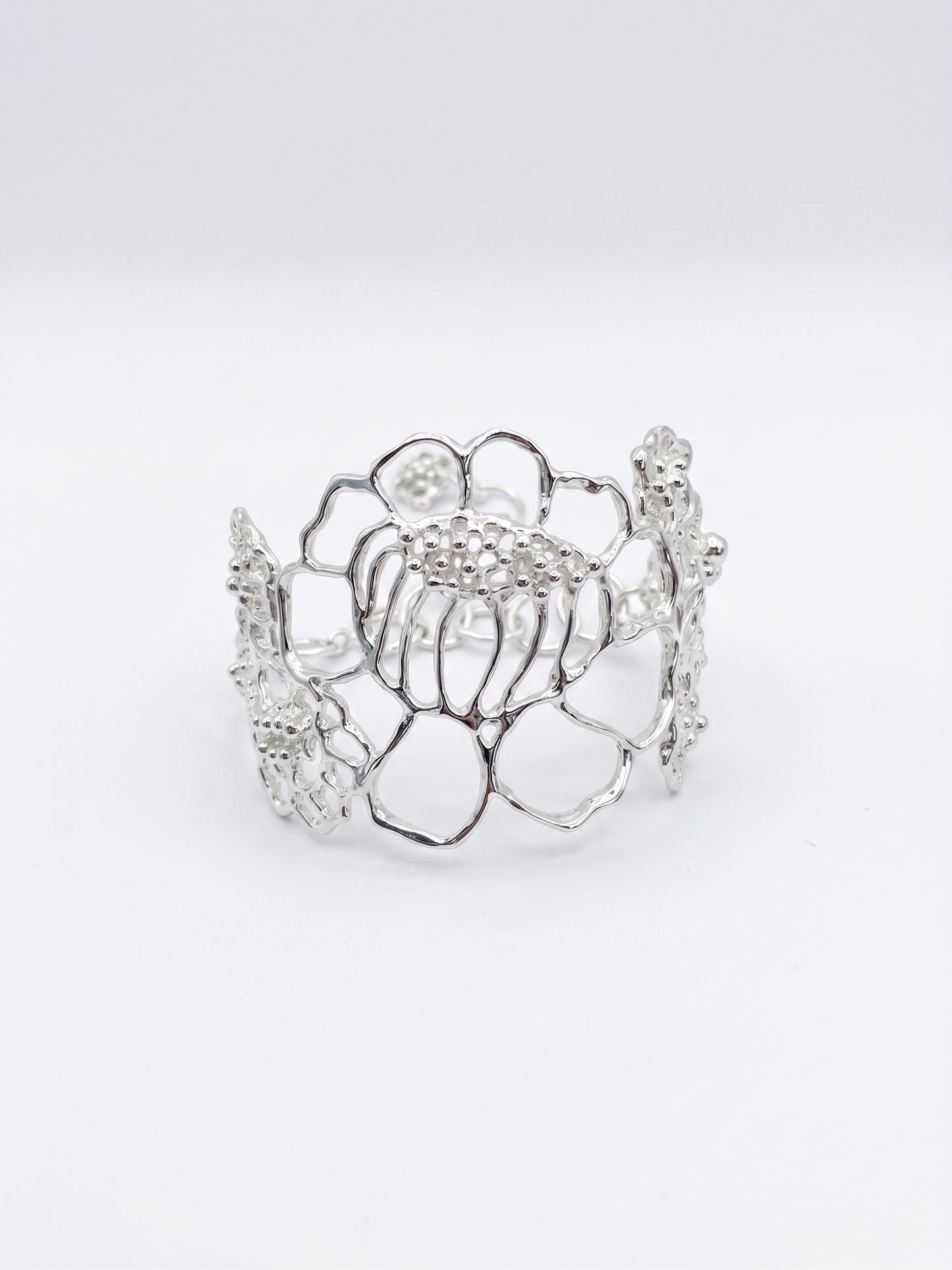 LACE Peony Cuff Bracelet · Fine Jewellery · Nounou Studio