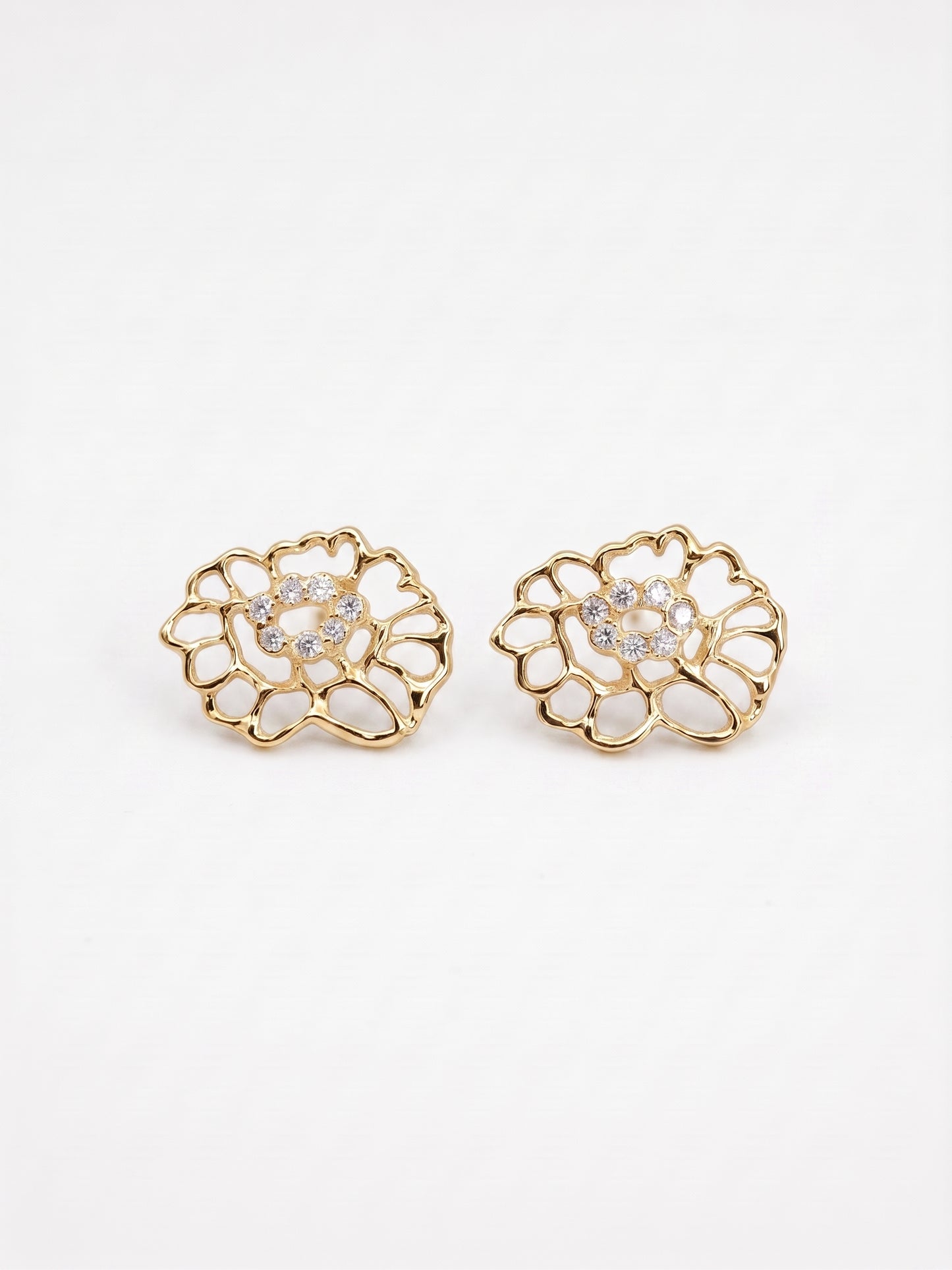 LACE Rose Earrings (Medium) · Fine Jewellery · Nounou Studio